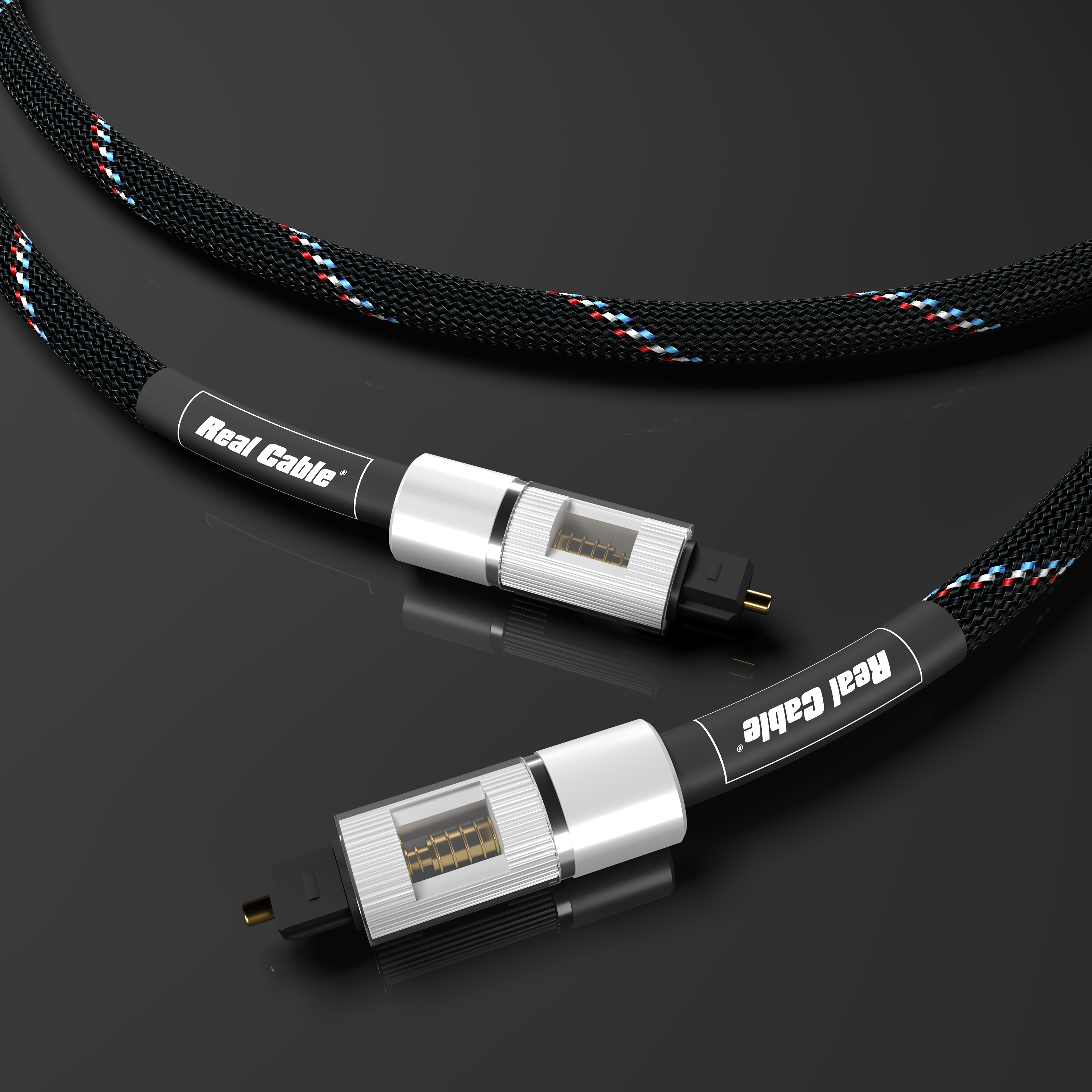 Cable Toslink Carcasa Fibra Óptica Audio Digital 2m Steren Steren 299-400